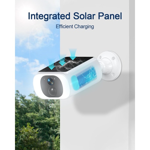 ANRAN Camera Surveillance Exterieur with Embedded Solar Panel Solar Security Camera