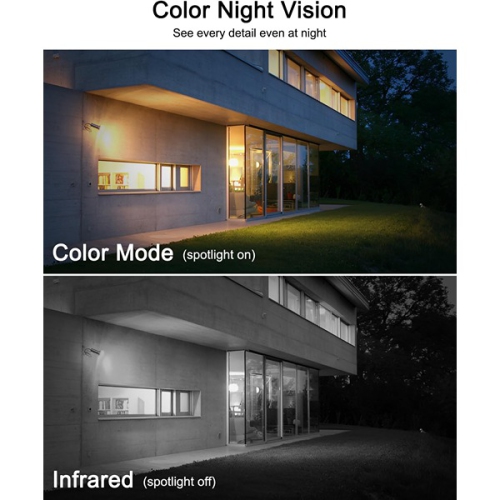 ANRAN Camera Surveillance Exterieur with Embedded Solar Panel Solar Security Camera