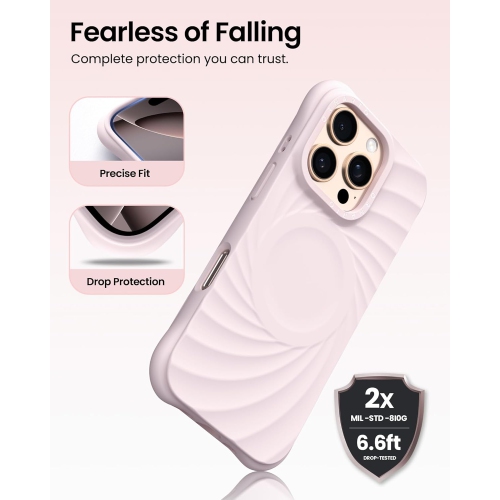 ORNARTO Vortuxe Designed for iPhone 16 Pro Max Case [Compatible with MagSafe/Military-Grade Drop Protection] Liquid Silicone 16 Pro Max Cover with