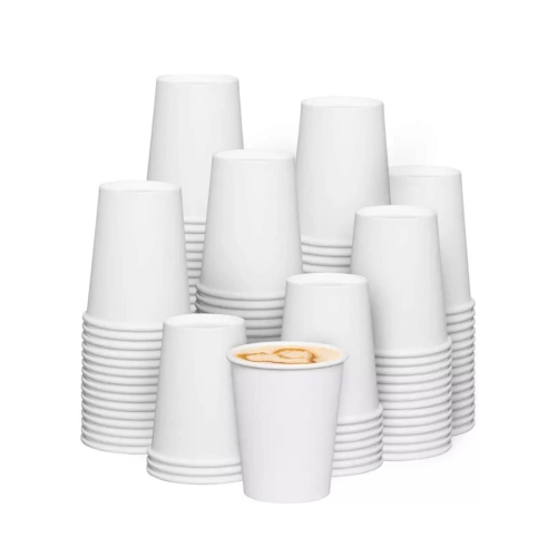 Gobelets en papier Greenada - 10&nbsp;oz, blanc / boîte de 1000&nbsp;tasses