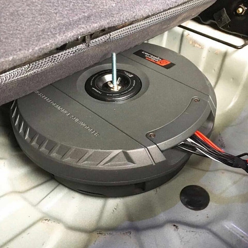 Cerwin Vega VPSTX12 150W RMS Shallow Spare Tire Powered Active Subwoofer