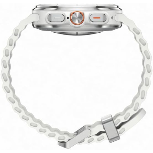 SAMSUNG Galaxy Watch Ultra 47mm LTE - AI Smartwatch w/Heart Rate Tracking, Sleep Monitor, Fitness Tracker, GPS - Titanium White - Brand New