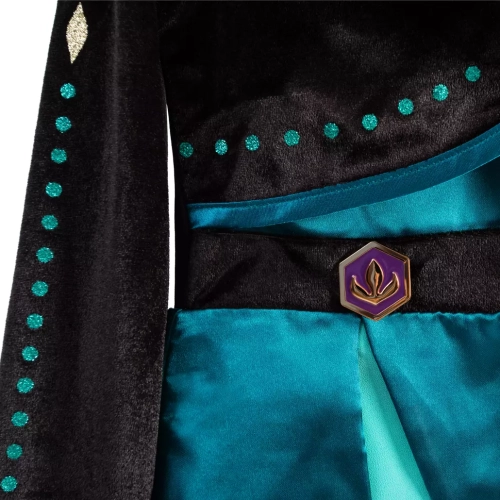 Costume d'Anna de la reine des neiges 2 de Disney, taille 5/6 ans