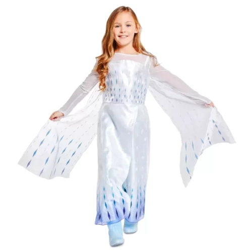 Disney la Reine des neiges 2 – Costume Elsa blanc taille 5/6 ans