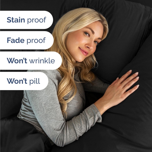 Twin Size 3 Piece Sheet Set - Comfy Breathable & Cooling Sheets - Hotel Luxury Bed Sheets -Deep Pockets, Easy-Fit, Extra Soft & Wrinkle Free Sheets -