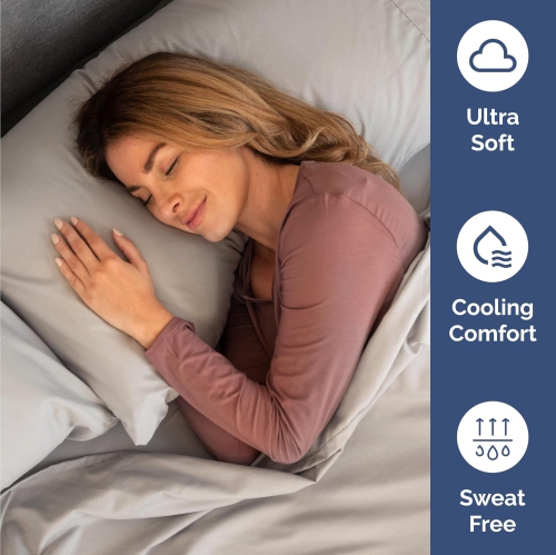 Twin Size 3 Piece Sheet Set - Comfy Breathable & Cooling Sheets - Hotel Luxury Bed Sheets - Deep Pockets, Easy-Fit, Soft & Wrinkle Free Sheets -