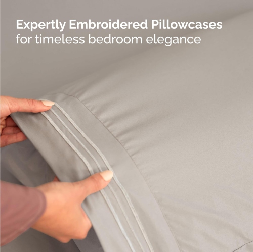 Twin Size 3 Piece Sheet Set - Comfy Breathable & Cooling Sheets - Hotel Luxury Bed Sheets - Deep Pockets, Easy-Fit, Soft & Wrinkle Free Sheets -