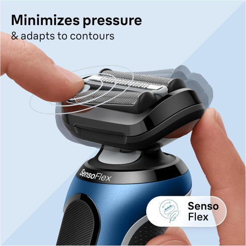 Braun Electric Shaver for Men, Series 6 6175cc, Wet & Dry Shave, Turbo & GentleShaving Modes, Foil Shaver, Clean & Charge SmartCare CenterIncluded,