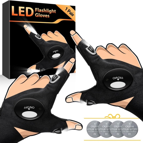 YOULIGHTS Led Flashlight Gloves Gifts for Men Dad HUSBand Boyfriend Papa Him