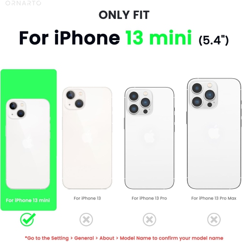 ORNARTO Compatible with iPhone 13 Mini Case, Slim Liquid Silicone 3 Layers Full Covered Soft Gel Rubber with Microfiber Case Cover 5.4 inch-Chalk Pink