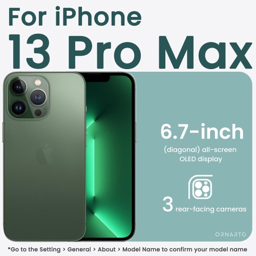 ORNARTO Compatible with iPhone 13 Pro Max Case 6.7", Slim Liquid Silicone 3 Layers Full Covered Soft Gel Rubber Case Cover 6.7 inch-Clover Green