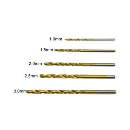 50-Piece Titanium Coated Drill Bit Set: For Wood, Metal, and Plastic, Achieve Professional Results with This High-Quality Drill Bit Set