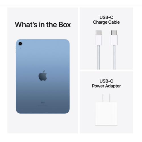 Apple iPad 10.9" 256GB with Wi-Fi 6 Blue - Open Box