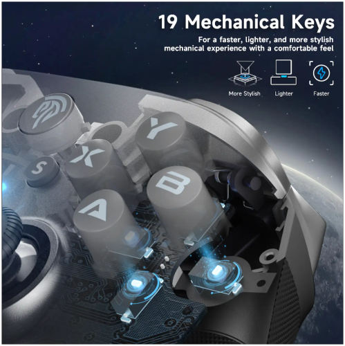 EasySMX X10 Wireless Controller/gamepad/joystick for PC/Switch-switch controller - No Stick Drift, No Dead Zone- Hall Effect Joysticks and Triggers