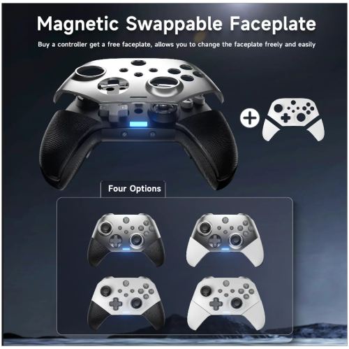 EasySMX X10 Wireless Controller/gamepad/joystick for PC/Switch-switch controller - No Stick Drift, No Dead Zone- Hall Effect Joysticks and Triggers