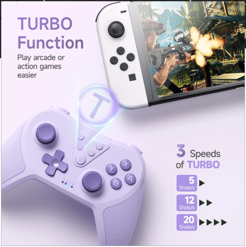 EasySMX T37 Wireless Controller /gamepad/joystick for Switch/Switch Lite/OLED, Nintendo Switch controller, Bluetooth Controller with Vibration,