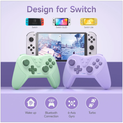 EasySMX T37 Wireless Controller /gamepad/joystick for Switch/Switch Lite/OLED, Nintendo Switch controller, Bluetooth Controller with Vibration,