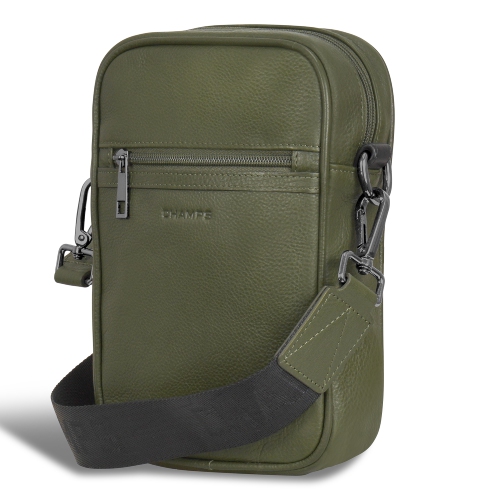 CHAMPS Onyx Collection Vertical Crossbody Bag