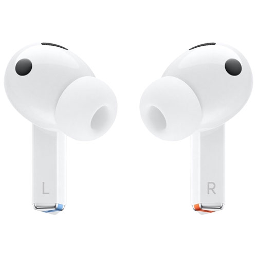 Refurbished - Samsung Galaxy Buds3 Pro In-Ear Noise Cancelling True Wireless Earbuds - White