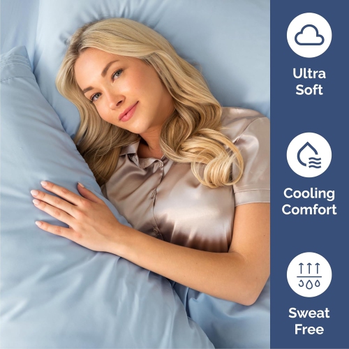 King Size 4 Piece Sheet Set-Comfy Breathable & Cooling Sheets - Hotel Luxury Bed Sheets Deep Pockets, Easy-Fit, Extra Soft & Wrinkle Free Sheets -