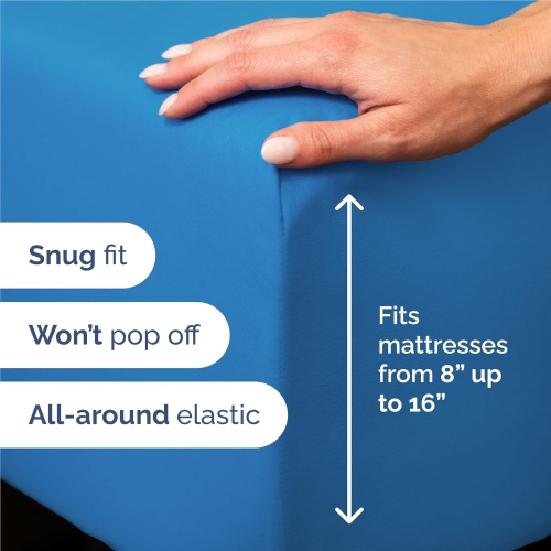 Queen Size 4 Piece Sheet Set - Comfy Breathable & Cooling Sheets - Hotel Luxury Bed Sheets - Deep Pockets, Easy-Fit, Soft & Wrinkle Free Sheets -