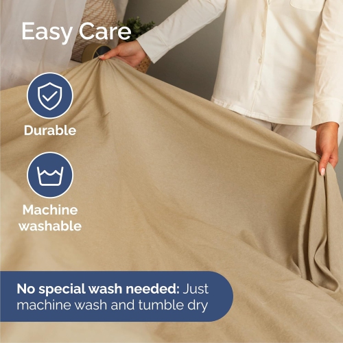 Queen Size 4 Piece Sheet Set-Comfy Breathable & Cooling Sheets - Hotel Luxury Bed Sheets - Deep Pockets, Easy-Fit, Soft & Wrinkle Free Sheets -