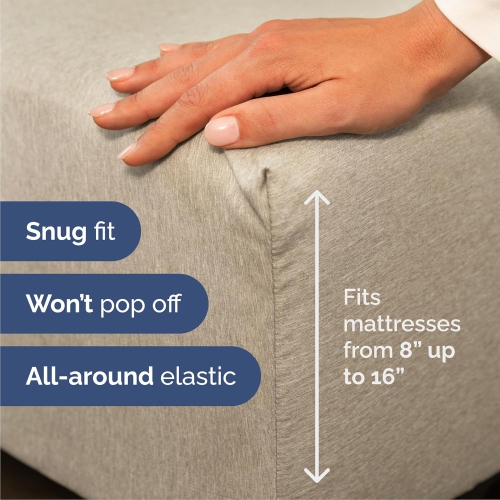 Queen Size 4 Piece Sheet Set-Comfy Breathable & Cooling Sheets - Hotel Luxury Bed Sheets Deep Pockets, Easy-Fit, Soft & Wrinkle Free Sheets -