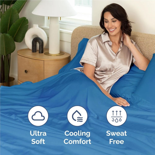 King Size 4 Piece Sheet Set - Comfy Breathable & Cooling Sheets - Hotel Luxury Bed Sheets - Deep Pockets, Easy-Fit, Soft & Wrinkle Free Sheets -