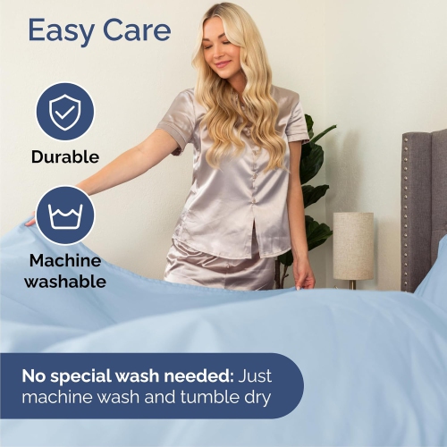 Ensemble de draps 4 pièces pour grand lit - Comfy Breathable & Cooling Sheets - Hotel Luxury Bed Sheets Deep pochettes, Easy-Fit, draps extra-doux et