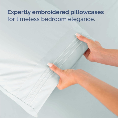 King Size 4 Piece Sheet Set-Comfy Breathable & Cooling Sheets - Hotel Luxury Bed Sheets Deep Pockets, Easy-Fit, Extra Soft & Wrinkle Free Sheets -