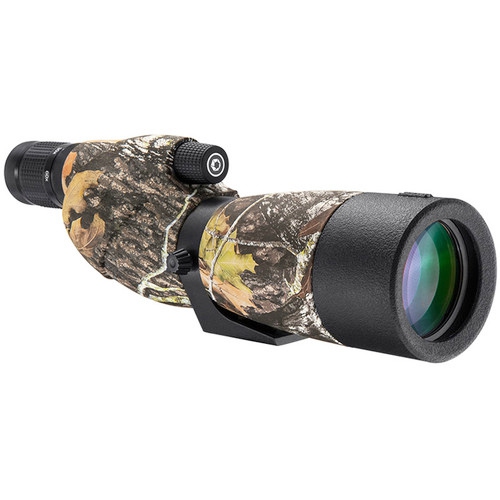 BARSKA AD12358 Level 20-60x65 Waterproof Mossy Oak Break-up Spotting Scope with Tripod and Carrying Cases