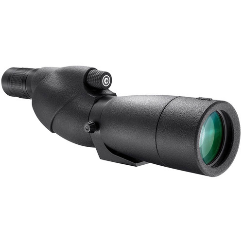 BARSKA AD12354 20-60x65 WP Level Straight Spotting Scope, Black