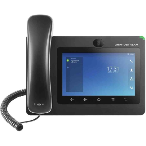 GRANDSTREAM - GXV3370 VoIP SIP Video Telephone, Integrated Camera, 2 x Gigabit Ethernet, 16 x