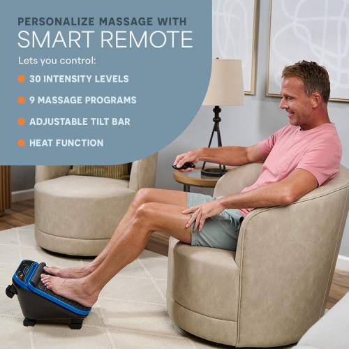 Lifepro Foot Massager with Heat for Neuropathy – Calf & Foot Therapy, Boosts Blood Circulation