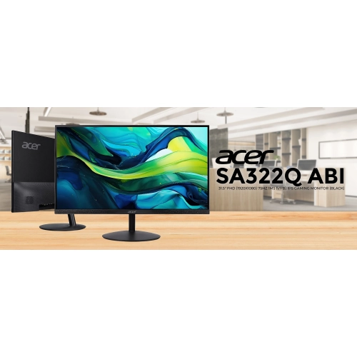 ACER  31.5" Fhd 1Ms Vrb Amd Free-Sync Ips Gaming Monitor - W/ 2 Years Warranty