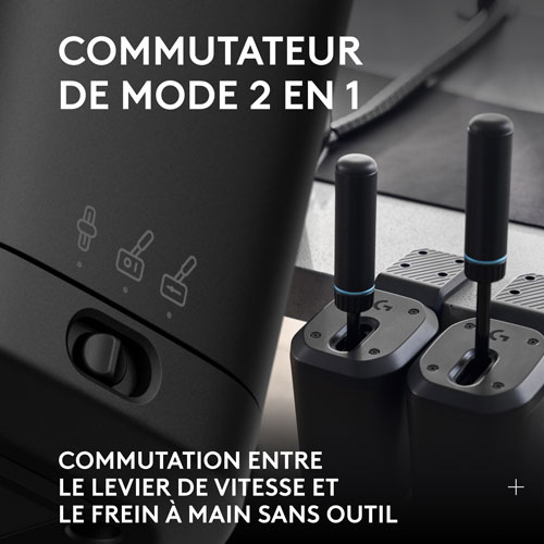 Frein à main à levier de vitesse RS de Logitech pour PlayStation/Xbox/PC