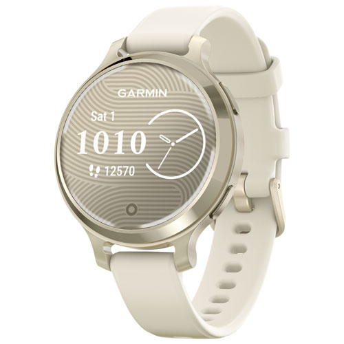 Montre intelligente Bluetooth de 40 mm Lily 2 Active de Garmin - Doré lunaire