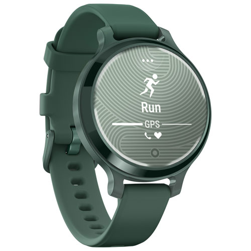 Montre intelligente Bluetooth de 40 mm Lily 2 Active de Garmin - Vert Jasper