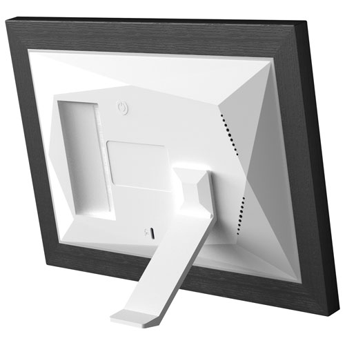 Cadre photo numérique de 7 po de FotoStream avec cadres interchangeables - Chêne/Noir - Exclusivité Best Buy