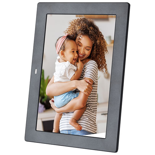 FotoStream 10.1" Digital Photo Frame with Remote Control - Black - Only at Best Buy