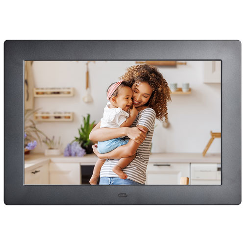 FotoStream 10.1" Digital Photo Frame with Remote Control - Black - Only at Best Buy