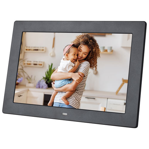 FotoStream 10.1" Digital Photo Frame with Remote Control - Black - Only at Best Buy