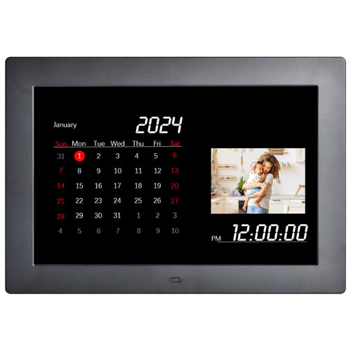 FotoStream 10.1" Digital Photo Frame with Remote Control - Black - Only at Best Buy