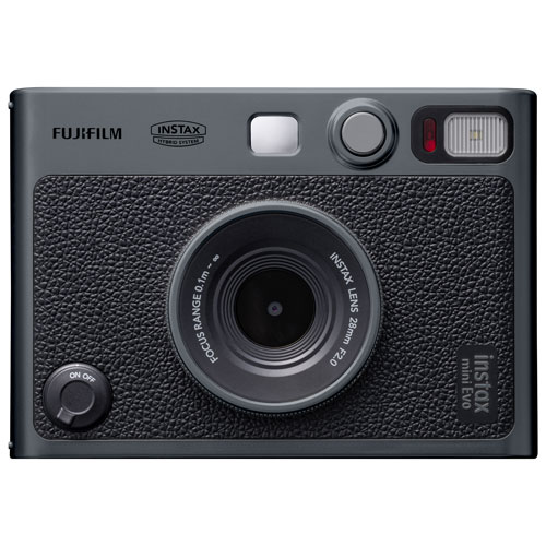 Fujifilm Instax Mini Evo SE 90th Anniversary Instant Camera Bundle - Dark Silver