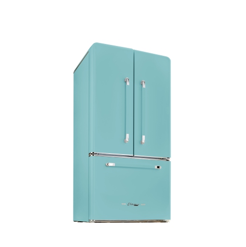 Classic Retro d'unique électroménagers de 36 po et 21,4 pi3. avec Réfrigérateur à deux portes à profondeur de comptoir sans givre avec machine à