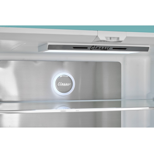 Classic Retro d'unique électroménagers de 36 po et 21,4 pi3. avec Réfrigérateur à deux portes à profondeur de comptoir sans givre avec machine à