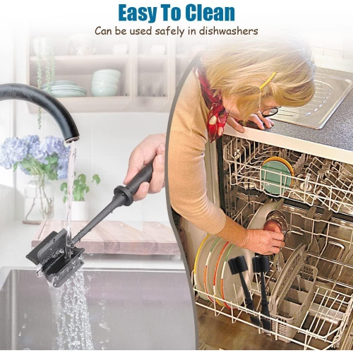 Meat Chopper, Heat Resistant Meat Masher for Ground Beef, Hamburger Meat, Nylon Hamburger Chopper, Ground Meat Smasher Ground Beef Chopper, Mix and