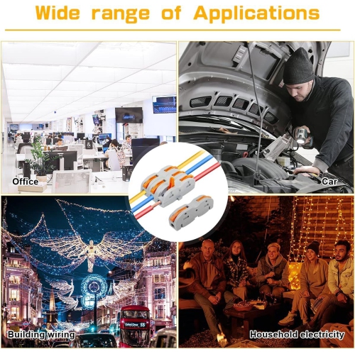 Electrical Connection Block Connection Terminal Cable Connector Conductor Clamp with Actuation Lever Bilateral Can Be Freely Combined Spring Pressure