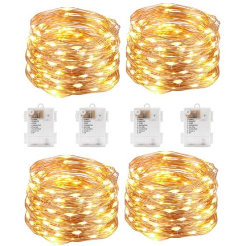 led string light-Warm-3 M-4 Pack Operating with DC output voltage it has excellent heat dissipation and is safe to touch