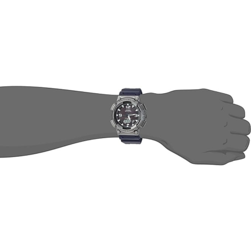 Tough Solar' Quartz Resin Casual Watch, Color: Black